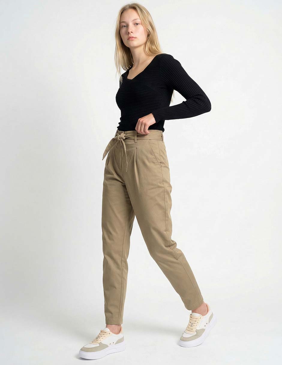 Jeans chino slim para mujer 3